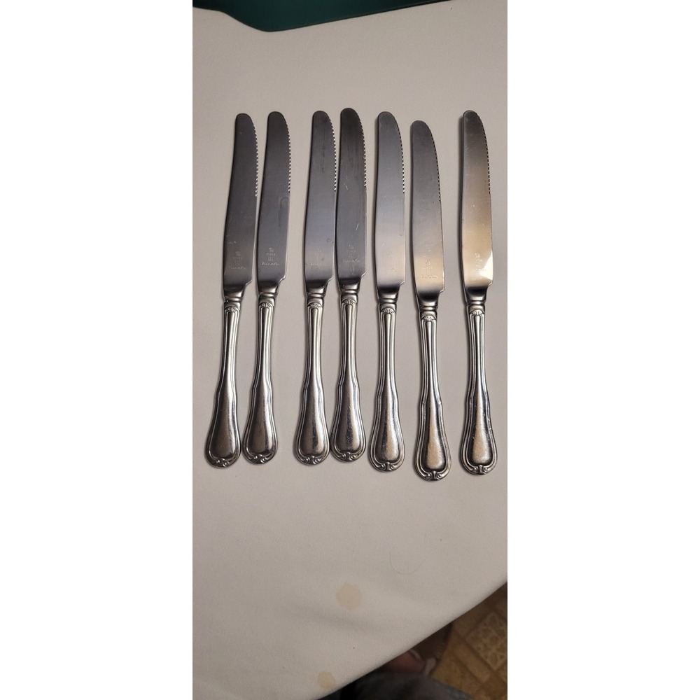 Wallace Sommerset Frost Dinner Knife Knives Stainless 4 Piece Set